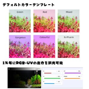 小型アクアリウム用 水草育成LEDライトMINI9